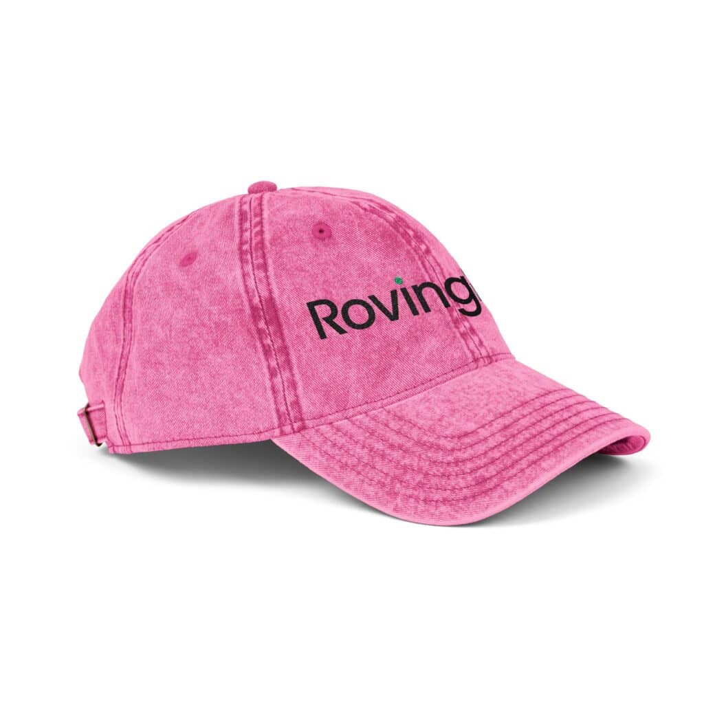 RovingPod Embroidered Distressed Vintage Cap - Image 6