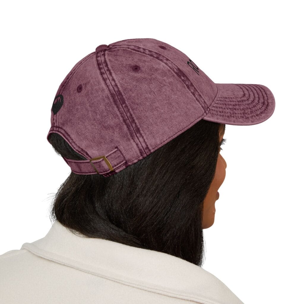 RovingPod Embroidered Distressed Vintage Cap - Image 12