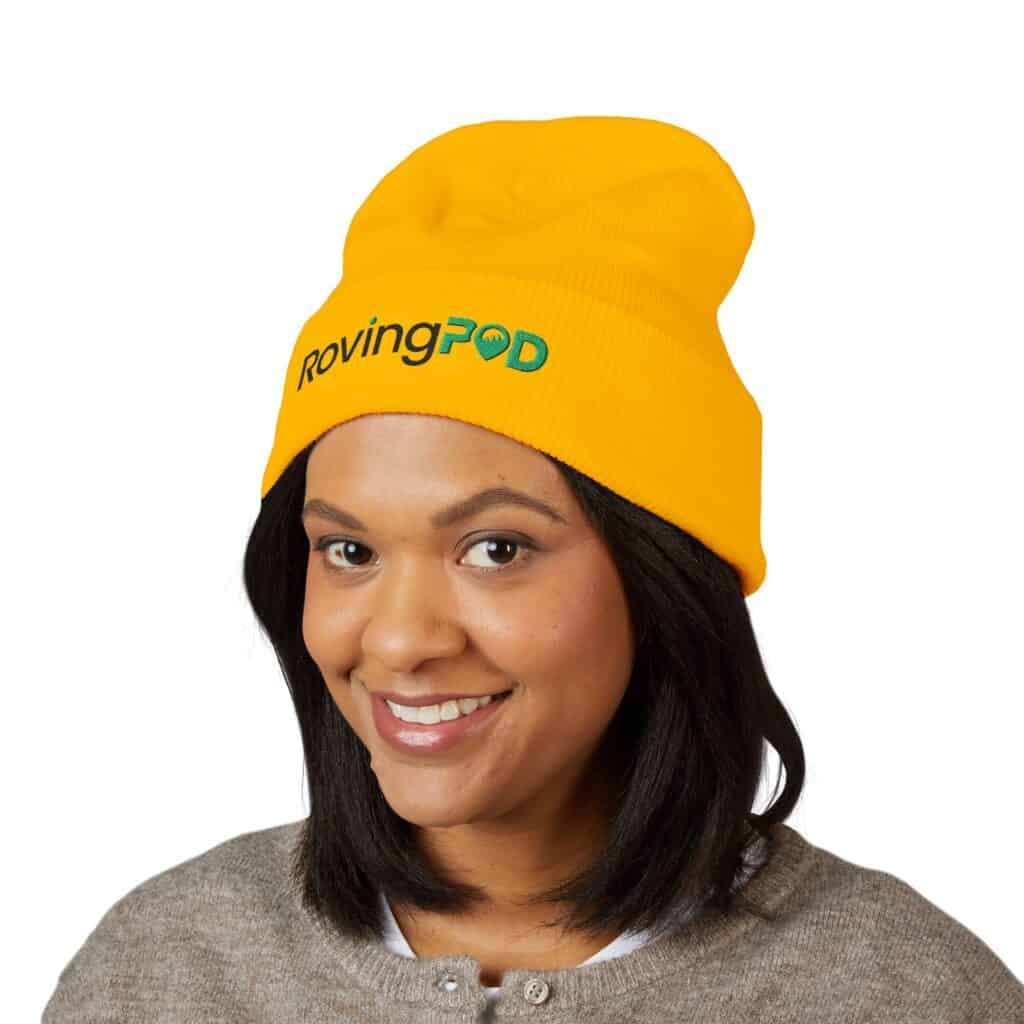 RovingPOD Embroidered Cuffed Beanie - Image 7