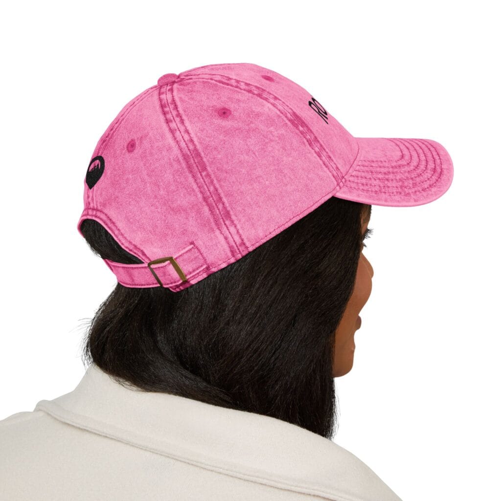 RovingPod Embroidered Distressed Vintage Cap - Image 8