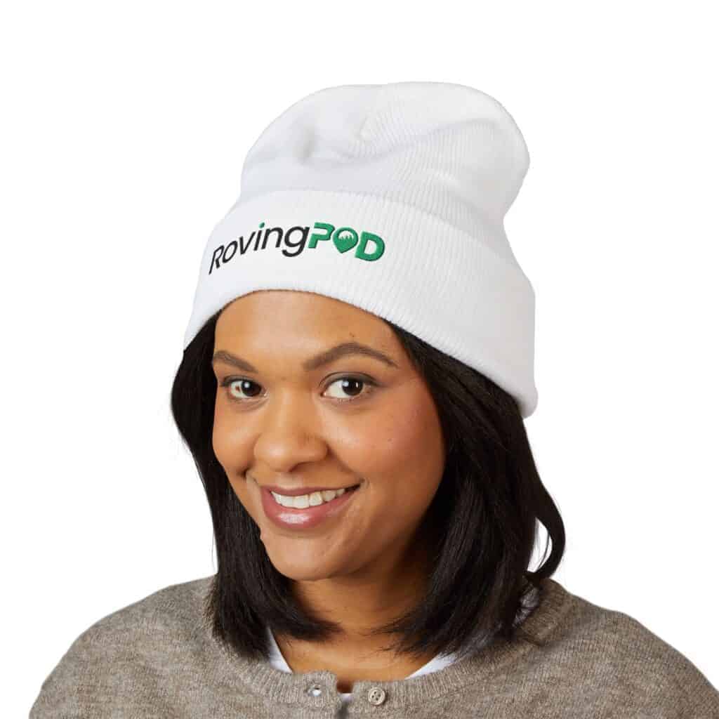 RovingPOD Embroidered Cuffed Beanie - Image 3